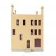 Walthers Water Street Building -- Kit - 7-3/4 x 4-3/4 x 7-1/8′ 19.4 x 11.9 x 17.8cm, HO, Walthers Cornerstone 4203