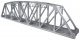 Arched Pratt Truss Railroad Bridge -- Single-Track - Kit - 23 x 3-1/16 x 5-1/4′ 58.4 x 7.8 , HO, Walthers Cornerstone 4521
