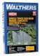 Single-Track Railroad Bridge Concrete Abutments pkg(2) -- Kit - 4-9/16 x 8-9/16 x 4-7/16′ 1, HO, Walthers Cornerstone 4551