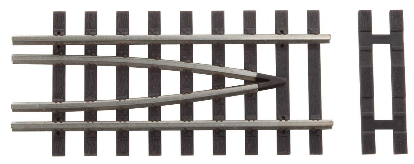 Code 100 Nickel Silver Bridge Track End Set -- Includes 2 End Track Pieces, 2 Spacer Ties, HO, WalthersTrack 10005