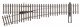 Code 70 Nickel Silver DCC Friendly Number 4 Turnout -- Left Hand, HO, WalthersTrack 70013