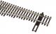 Code 83 Nickel Silver DCC Friendly Number 4 Turnout -- Left Hand, HO, WalthersTrack 83013