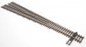 Code 83 Nickel Silver DCC-Friendly 8 Turnout -- Left Hand, HO, WalthersTrack 83019