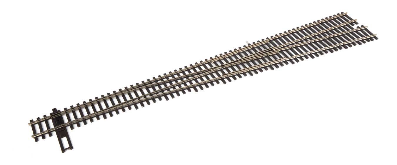 Code 83 Nickel Silver DCC-Friendly 10 Turnout -- Right Hand, HO, WalthersTrack 83022