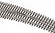 Code 83 Nickel Silver DCC-Friendly Curved Turnout - 20 and 24′ Radii -- Left Hand, HO, WalthersTrack 83061