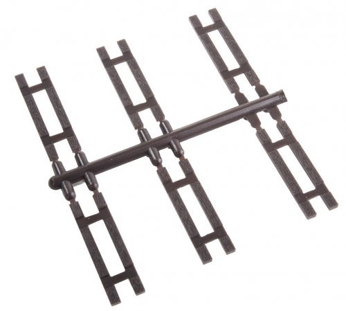 Wood Spacer Ties for Code 83 or Code 100 Track -- 24 Pairs, HO, WalthersTrack 83101
