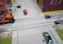 Modern Concrete Grade Crossing with Rerailer Ends -- Kit, HO, WalthersTrack 83115