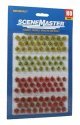 Grass Tufts - pkg(104) 1/4′ 0.6cm Tall -- Blooming Flowers, HO, Walthers SceneMaster 1105