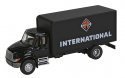 International(R) 4900 Single-Axle Box Van - Assembled -- International (black), HO, Walthers SceneMaster 11292
