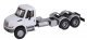 International(R) 4300 Dual-Axle Semi Tractor Only - Assembled -- White Cab, Black Chassis, HO, Walthers SceneMaster 11530