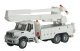 International(R) 7600 Utility Truck w/Bucket Lift - Assembled -- White, Railroad Maintenanc, HO, Walthers SceneMaster 11753