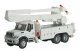 International(R) 7600 Utility Truck w/Bucket Lift - Assembled -- White, Railroad Maintenanc, HO, Walthers SceneMaster 11753