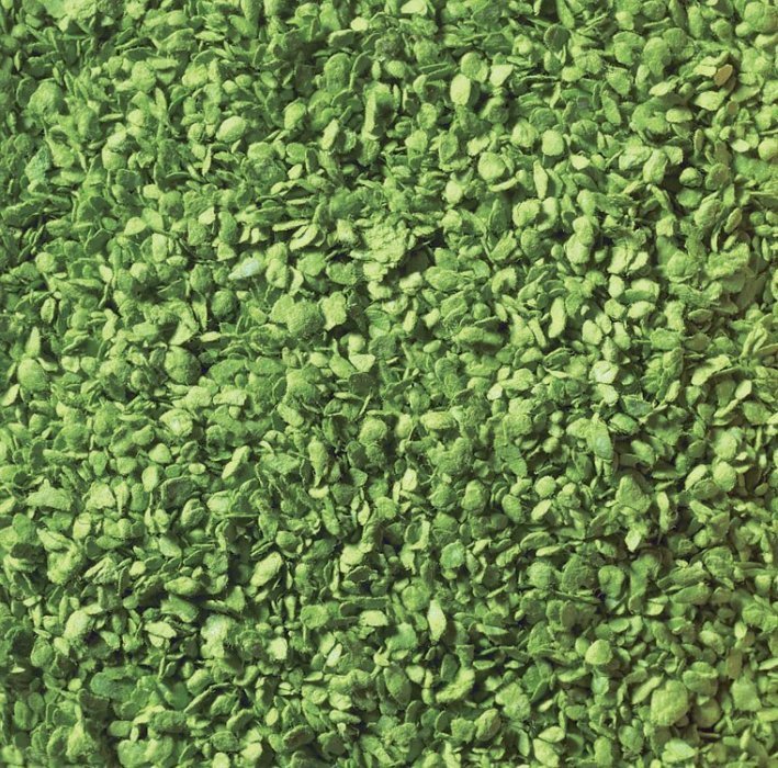 Leaves Ground Cover -- Medium Green, HO, Walthers SceneMaster 1207