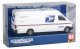 Delivery Van - Assembled -- United States Postal Service (white, blue, red ′We Deliver For , HO, Walthers SceneMaster 12208