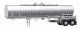 Chemical Tank Trailer - Assembled -- Painted, Unlettered, HO, Walthers SceneMaster 12352