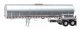 Food Grade Tank Trailer - Assembled -- Painted, Unlettered, HO, Walthers SceneMaster 12356