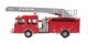 Heavy-Duty Fire Department Ladder Truck - Assembled -- Red, HO, Walthers SceneMaster 13801