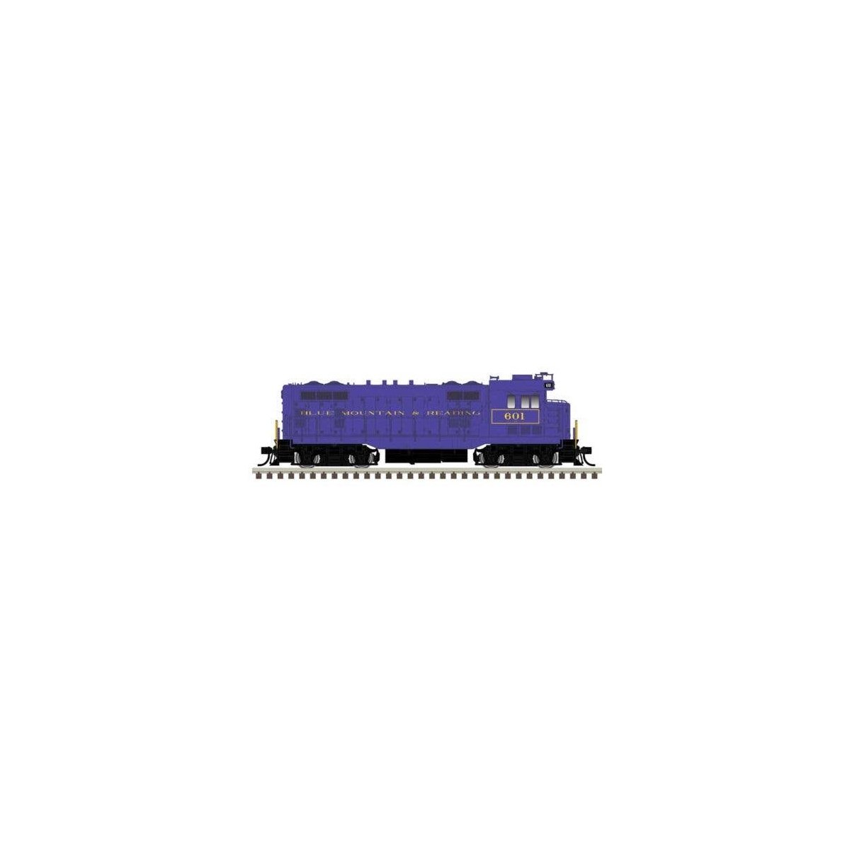CF7 - Sound and DCC - Master Gold -- Blue Mountain & Reading 601 (blue, yellow), HO, Atlas Model Railroad Co. 10004966