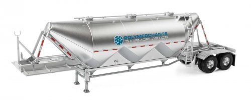 Dry Bulk Semi Trailer - Assembled - Transload Facility -- Polymerchant, HO, Walthers SceneMaster 2622