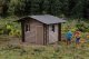 Forest Cabin -- Laser-Cut Wood Kit - 2-1/2 x 2 x 1-1/2′ 6.5 x 5.1 x 4cm, HO, Walthers SceneMaster 4113