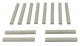 Parking Lot Concrete Bumpers pkg(12), HO, Walthers SceneMaster 4178