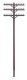 Telegraph Poles and Cross Arms -- Kit, HO, Walthers SceneMaster 4185