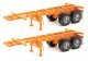 20′ Container Chassis (2-Pack) -- Orange, HO, Walthers SceneMaster 4502