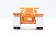20′ Container Chassis (2-Pack) -- Orange, HO, Walthers SceneMaster 4502