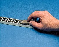 Bright Boy Abrasive Track Cleaner -- Standard Grit, All Scales, Walthers SceneMaster 521