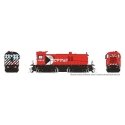 MLW S23 - Sound and DCC -- Canadian Pacific 8018 (Action Red, white, 8′ Stripes, Body Multimark), HO, Rapido Trains Inc 36610