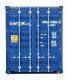 40′ Hi-Cube Corrugated-Side Container - Assembled -- NYK Lines (blue, white, red), HO, Walthers SceneMaster 8265