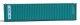 40′ Hi-Cube Corrugated-Side Container - Assembled -- Dong Fang (green, white), HO, Walthers SceneMaster 8268