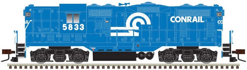EMD GP7 - Standard DC - Classic(R) Silver -- Conrail 5833 (blue, white, large letter, HO, Atlas Model Railroad Co. 10003947