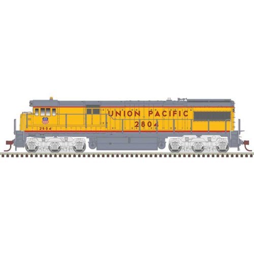 GE U28C - Standard DC - Master(R) Silver -- Union Pacific 2801 (Armour Yellow, gray,, HO, Atlas Model Railroad Co. 10004594