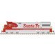 GE U28CG - Standard DC - Master(R) Silver -- Santa Fe 354 (Passenger Warbonnet, silv, HO, Atlas Model Railroad Co. 10004605