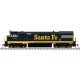 GE U28CG - LokSound and DCC - Master(R) Gold -- Santa Fe 7902 (Bookends Scheme, blue, HO, Atlas Model Railroad Co. 10004624