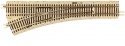 Atlas N True Track(R) 12.5′ Turnout -- Left, N, Atlas Model Railroad Co. 2430