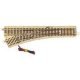 Atlas N True Track(R) 12.5′ Turnout -- Left, N, Atlas Model Railroad Co. 2430