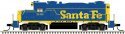 EMD GP20 - ESU LokSound and DCC - Master(TM) Gold -- Santa Fe 1154 (As-Delivered, blu, N, Atlas Model Railroad Co. 40004516