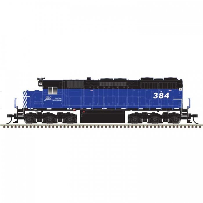 EMD SD35 Low Nose - LokSound and DCC - Master(R) Gold -- Great Lakes Central 386 (blu, N, Atlas Model Railroad Co. 40005778