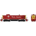 Alco RS3 Phase 1 - Sound and DCC -- Rock Island 490 (red, yellow, white), HO, Bowser Manufacturing Co. 25619
