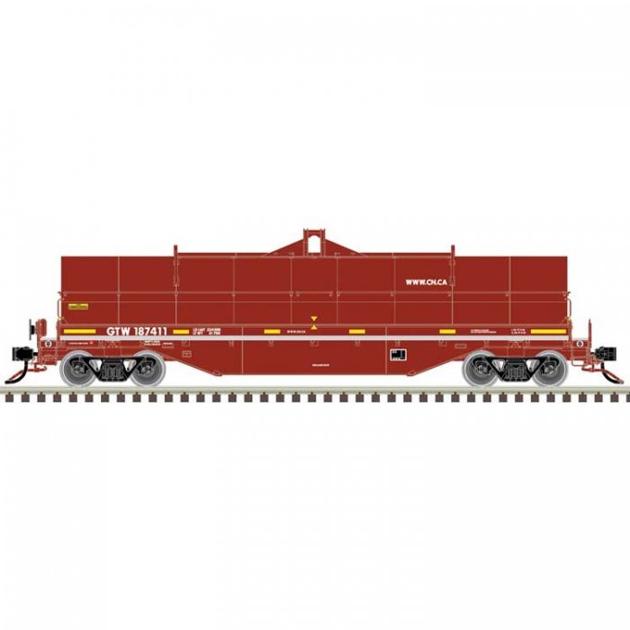 42′ Coil Steel Car with Fishbelly Side Sill - Ready to Run - Master(R) -- Grand Trunk, N, Atlas Model Railroad Co. 50006771