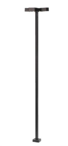 Four-Arm Square LED Light 3-Pack -- Black (cool white LED) 30 Scale Feet Tall, HO, Atlas Model Railroad Co. 70000218