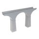 Single-Track Cut-Stone Viaduct -- 18 x 3-1/4′ cm, Variable Height, HO, Atlas Model Railroad Co. 70000225