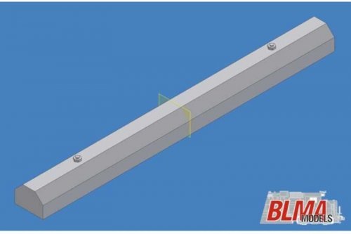 Concrete Automobile Stop -- pkg(24), Z, Atlas Model Railroad Co. BLMA8108