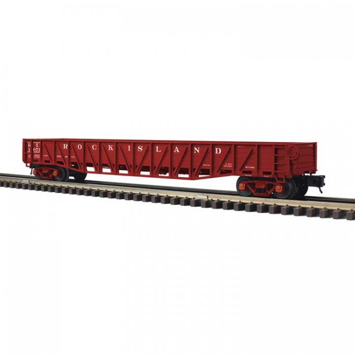 52`6` 70-Ton War-Emergency Gondola - 2-Rail - Ready to Run -- Chicago, Rock Island and Pacific (Boxcar, O, Atlas O 2002857