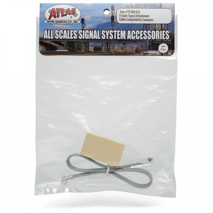 Signal Attachment Cable Compatibility Connector - All Scales Signal System, O, Atlas O 70000056