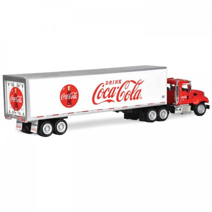 Tractor and 53′ Trailer - Assembled -- Coca-Cola (white, red), 1/50, Atlas O 820062
