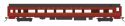 85′ Smooth-Side Coach with Interior Lights - Ready to Run -- Pennsylvania Railroad 1 (Fleet , HO, Bachmann Industries 14211