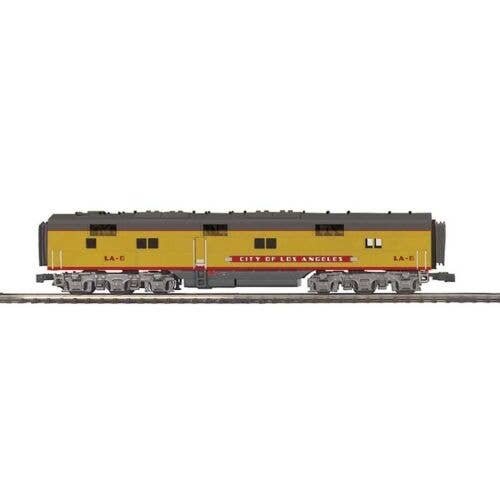 EMD E6B- 3-Rail - Unpowered - Premier(TM) -- Union Pacific LA-6 (Armour Yellow, gray, red, City of LA), O, Atlas O 30138653